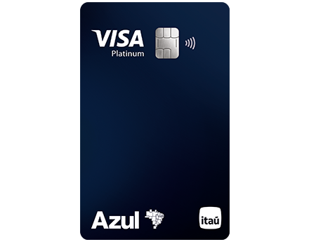 imagem do cartão Azul Itaú Visa Platinum 