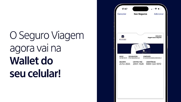 Thumbnail do vídeo: O Seguro Viagem vai na wallet do seu celular!