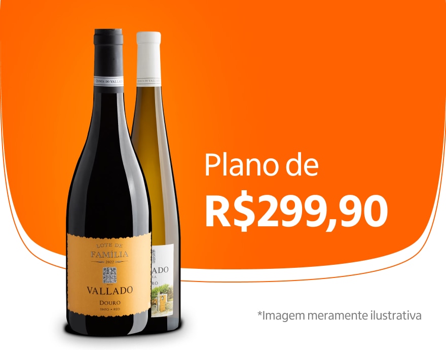 Banner com vinhos do plano Pra Eternizar por R$ 299,90